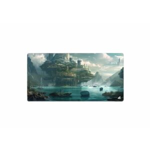 Sharkoon SKILLER SGP40 D6 Gaming Egérpad 1000 x 500mm - Kékeszöld mintás (4044951042531)