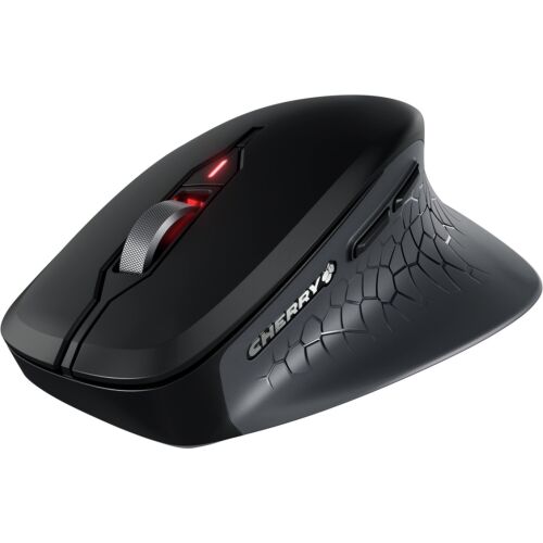 Cherry Stream Mouse Comfort Czarna bezprzewodowa mysz ergonomiczna