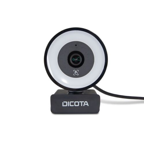 Dicota Webcam Ringlight 5MP webkamera fekete (D32066) (D32066) 118280265