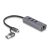Delock 3 portos USB 5 Gbps Hub + Gigabit LAN USB Type-C csatlakozóval vagy A-típusú USB csatlakozóval fém vázban (64282) (64282) 118281089