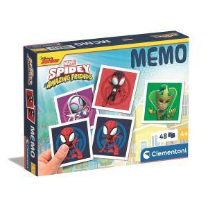 Игра Clementoni Спайди и приятели Мемори игра, 48 карти, +4 години, 20x15x3.9 см