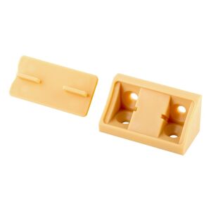 Műanyag Sarokvas - Dupla - 42mm - Sötét Bükktiroli 118302137 - Sarokvas & Szegletvas