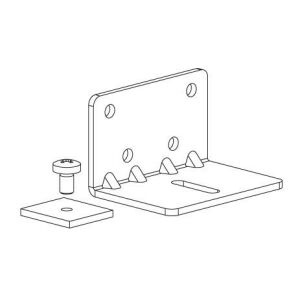 TERNO tolóajtószerelvény, felső vezető tartó, 160 kg teherbírás - Terno