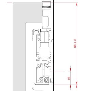 TERNO Diva Fluid Vezetőprofil - 2570 - 6m - Ezüst 118305854 - Terno