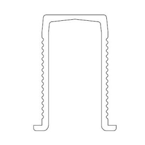 TERNO Diva Fluid Alsó Profil - Alumínium - 1m 118305858 - Terno