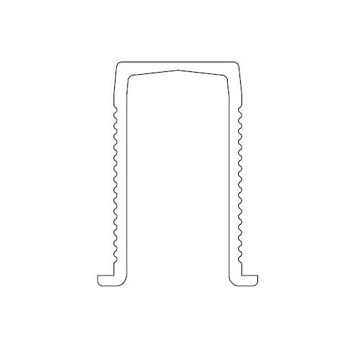 TERNO Diva Fluid Alumínium Alsó Profil - 2m 118305859
