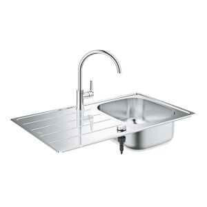 GROHE 31562SD1 Szet K200 rozsdamentes acél mosogató csapteleppel - Grohe