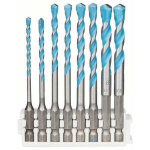 BOSCH 2608901455 8dílná sada Hex-9 MultiConstruction Pick and Click 3–8 mm 118308195 - Bosch Fúrószár