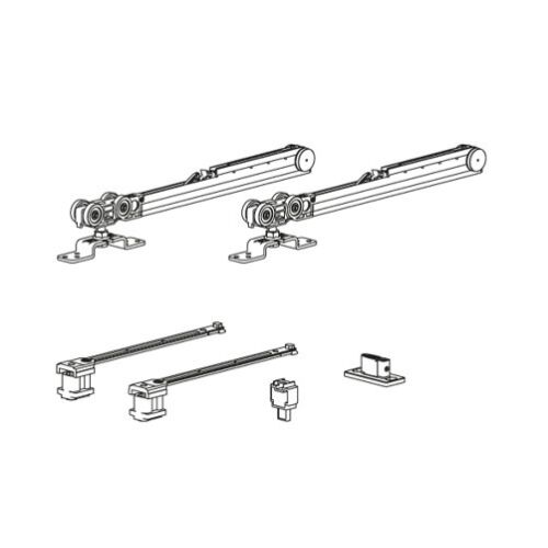 TERNO Tolóajtó Vasalat - 80kg, 1 Ajtó 118309894