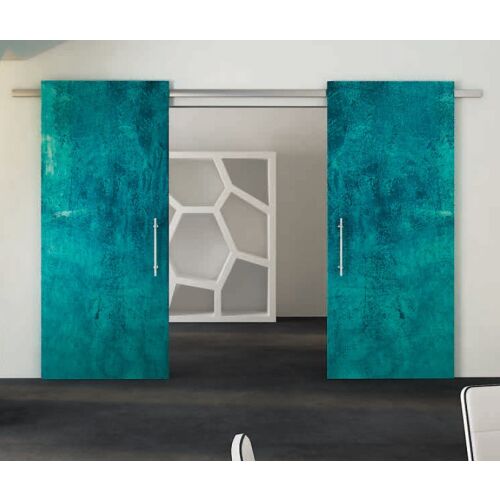 K-TERNO Diva Fluid Tolóajtó Vasalat - 2 Ajtó, 4m Sín, Fekete 118309947