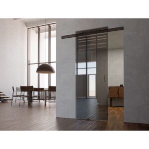 K-TERNO Diva Fluid Üvegajtó Tolóajtó Vasalat - 3m, Fekete 118309967 - Tolóajtó szerelvény