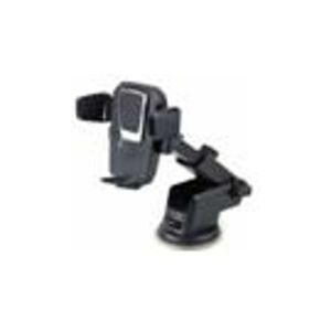 Stabil telefontartó, szellőzőrácsra és szélvédőre rögzíthető, automata zárás