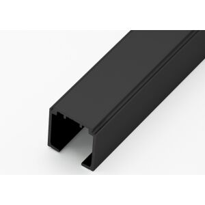 TERNO Felső Vezetősín - 1280/A - Fekete - 2,5m 118311411 - Terno