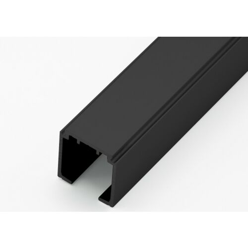 TERNO 1280/A Tolóajtó Felső Vezető - Eloxált Fekete - 4m 118311415