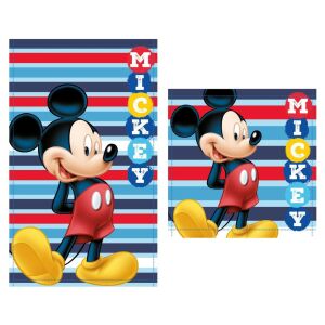 Set de prosoape de mâini și față cu dungi Disney Mickey Mouse - Prosop