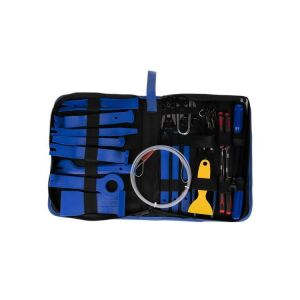 Autó kárpitbontó szerszámkészlet, 40 darabos, cipzáros tokban - Iso Trade