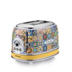 Ariete 2-slice toaster, Positano design, multicolor, yellow - Ariete