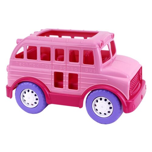 Játék iskolabusz, Technok, rózsaszín
