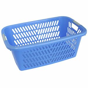 Košík na bielizeň, 2 rukoväte, plast, svetlomodrý, 61x40x23 cm, Strend Pro 118319094 - Strend Pro