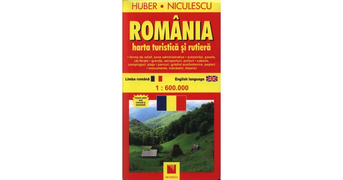 Romania - Harta turistica si rutiera | Pepita.com