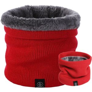 Zimný Šál-Snood - Červený - Polyester - Univerzálna veľkosť 118320928 - Móda&obliekanie