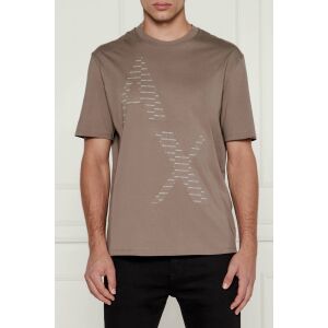 T-shirt męski Armani Exchange 6DZTJK XL INTL Taupe brązowy 118321547 - Koszulka męska