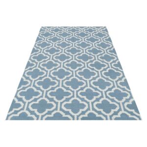 Dywan Bakero Kelim Penelope jasnoniebieski, 120x180 cm, wzór marokański - Dom i ogród