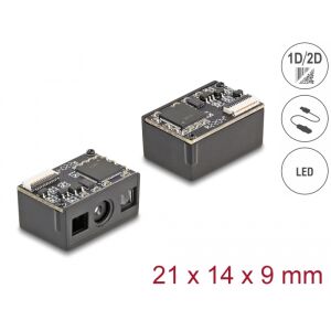 Delock Vonalkód olvasó modul 1D és 2D - német típus (90603) (90603) 119495381 - Vonalkód olvasó