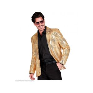 Party zakó csillogó arany színű férfi jelmez XXL-es méretben 118328239 - Widmann