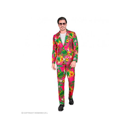 Party öltöny neon virágmintás férfi jelmez XXL-es méretben 118330982