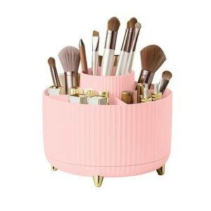 King Home FICHI Forgó Szervező Rózsaszín Arany Lábakkal 118334305 - Kozmetikai rendszerező