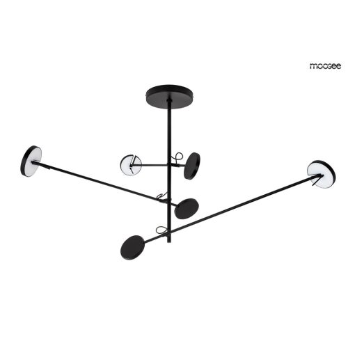 Moosee Bobbie 3 Modern Állítható LED Függőlámpa Fekete
