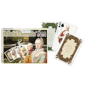 Karty Piatnik Maria Teresa, luksusowa gra karciana Romi, talia 2x55 kart - Gra karciana