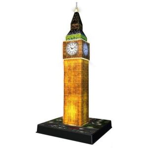 Ravensburger 3D puzzle a londoni Big Benről, az ikonikus óratoronyról - Ravensburger Puzzle