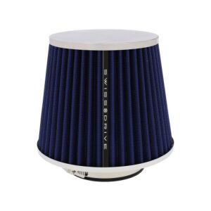 Filtru sport universal de admisie a aerului auto, albastru 120x157x150mm cu adaptori 118352912 - Sisteme de asistență la parcare