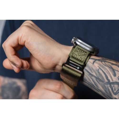 ForCell FORCELL F-DESIGN FA05 Nylonband für APPLE Watch 42/44/45/49 mm grün 118356249