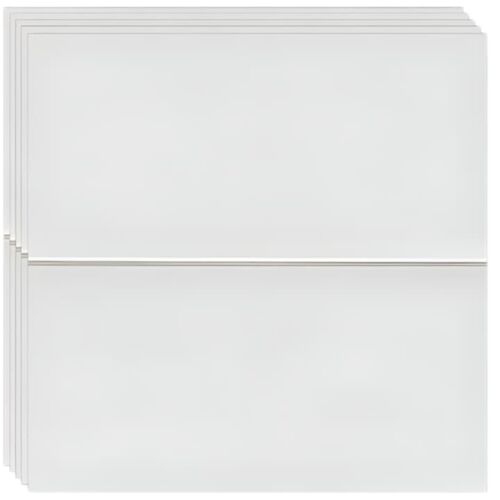 40 db S DEPOT® tapétalap készlet, 3mm vastag, 70x70 cm, egyszerű modell, fehér