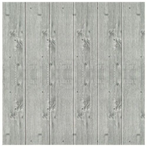 20 db S DEPOT® tapétalap készlet, 3 mm vastag, 70x70 cm méret, fa modell, szürke