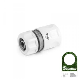 Bradas White Line WL-2140 gyorscsatlakozó 1/2" - víz stoppos 118367085 - Tömlőösszekötő