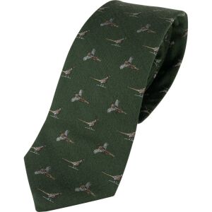 Jack Pyke Silk PHEASANT nyakkendő zöld 118370589 - Nyakkendő