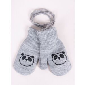 Yo!club téli kesztyű 12 cm - szürke/panda 118374930 - Yoclub