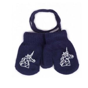 Yo!club téli kesztyű 12 cm - sötétkék/egyszarvú 118374931 - Yoclub