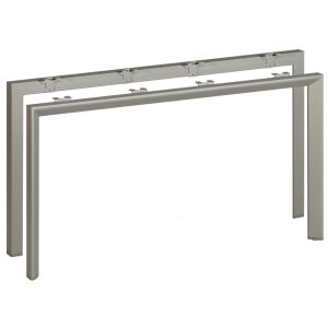 MILADESIGN Mobi-Q MQ5514 ezüst asztallábak - Bútorláb