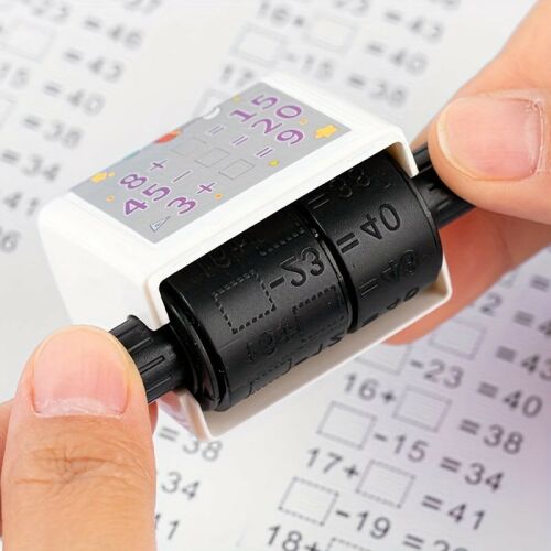 2db Matematikai Összeadás és Kivonás Oktatási Pecsét Készlet + Tinta 140792191