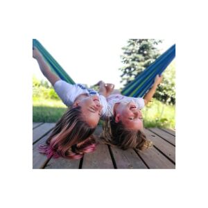 Színes Iso Trade kültéri függőágy 150 kg teherbírással, 240 x 150 cm méretben 140759648 - Függőágy