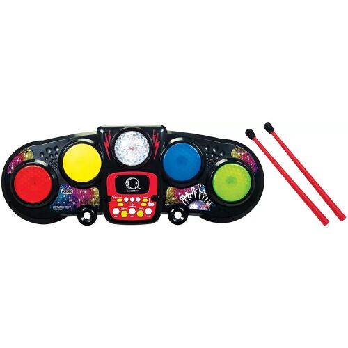 Disco Dobkészlet Fényekkel és Hangokkal, Gyermek Dobkészlet, Elektronikus Dobkészlet, Játék Dobkészlet, Zenei Játék, Gyermek Zenei Hangszer