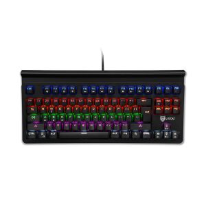Liocat KX 365+ C mechanische Gaming-Tastatur, RGB-Beleuchtung, Outemu Blau, Kabel 1,8 m, Schwarz