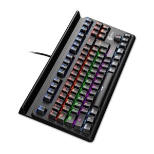 Liocat KX 366+ CM mechanische Gaming-Tastatur, RGB-Beleuchtung, Outemu Rot, Kabel 1,8 m, Schwarz