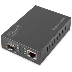 Digitus DN-82211 hálózati média konverter 10000 Mbit/s Fekete (DN-82211) 118384995 - Digitus
