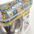 Close-up of Ariete Positano stand mixer with patterned design